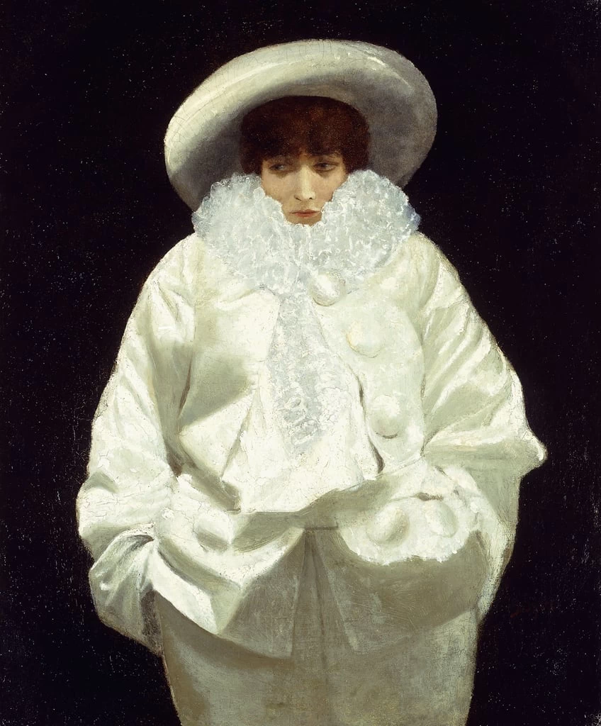 Giuseppe De Nittis - 113, Sarah Bernhardt nel ruolo di Pierrot